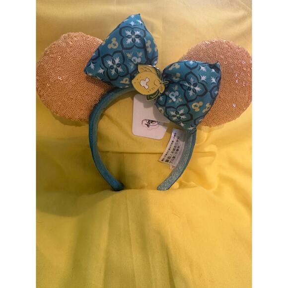 NWT Disney Parks Epcot Italy Drunken Limoncello Salute Glitter Ears